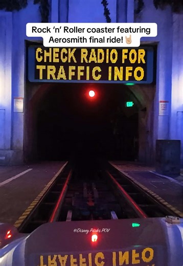 Rock ‘n’ Roller coaster final ride!🤘🏼 ##disney##waltdisneyworld##rocknrollerrollercoaster##hollywoodstudios##aerosmith
