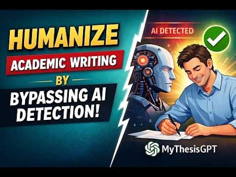 How I Make ChatGPT Writing Undetectable for Research Papers using MyThesisGPT | Bypass ai detectors