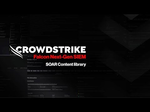 CrowdStrike Falcon Fusion SOAR Content Library