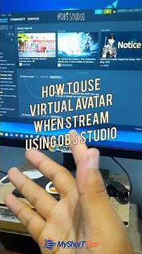 How to Use Virtual Avatar when Stream using OBS Studio