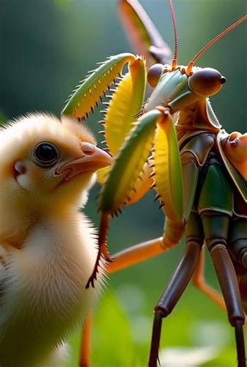 Epic Showdown: Fluffy vs. Fierce! (Bird vs Insect)