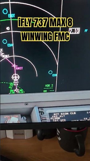 First iFLY 737 MAX 8 ✈️ Using the Winwing FMC!