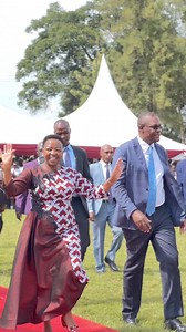 At Butere Girls High School in Kakamega County for the launch of Jitume Digital Hub. | Mama Rachel Ruto