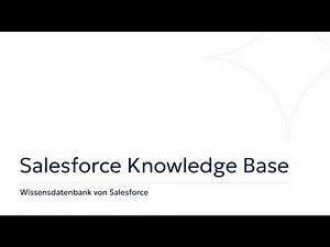 Salesforce Knowledge Base