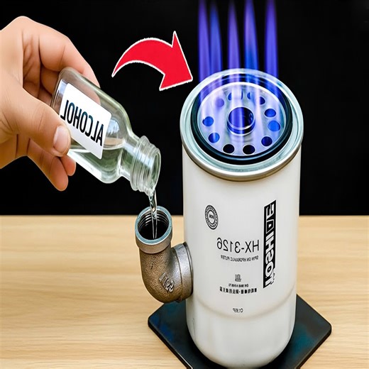 808K views · 9.6K reactions | The Secret DIY Heater From an Old Oil Filter ! Every House Needs It But No One Does It | Trash Upcycle DIY | Facebook