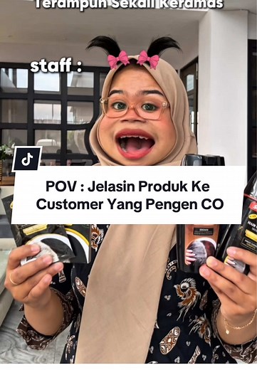 Udah banyak yang cobain, kamunya kapan nih?🤭 #Ramadanekstraseru #PromoGuncang33 #shampooubanviral #shampoouban #myiwe #haircoloring #myiwehaircoloringshampo #marketing #fyp #fypage