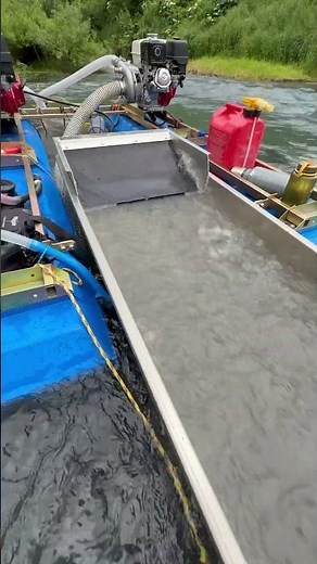 Gold dredging in Alaska