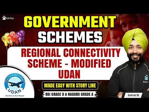 Regional Connectivity Scheme – Modified UDAN | Govt Schemes for RBI Grade B & NABARD Grade A 2026