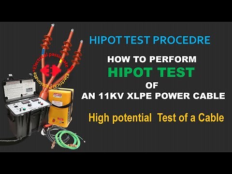 DC HIPOT TESTING PROCESS OF XLPE POWER CABLE/TESTING OF HIGH POTENTIAL TEST OF POWER CABLE BY STEPS