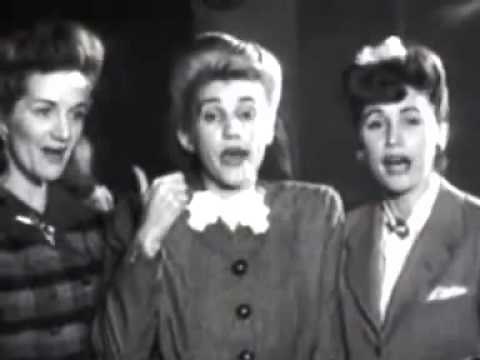 The Andrews Sisters - Boogie Woogie Bugle Boy From Company B