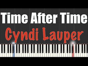 Time After Time - Cyndi Lauper - Piano Tutorial