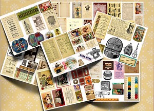 Vintage Sewing Ephemera: Printable Collage Paper for Journals (digital Download) - Etsy Canada