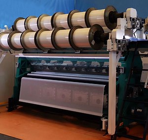 [Hot Item] Tricot E20/E28/E32 PU Fabric Knitting Machine by Cotex with 11kw Power