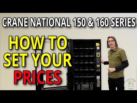 Crane National 167 and 168 Snack Vending Machines: How To Set Prices