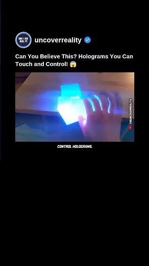 Can You Believe This? Holograms You Can Touch Or Control 😱 #innovation #gadgets #shorts #engineering