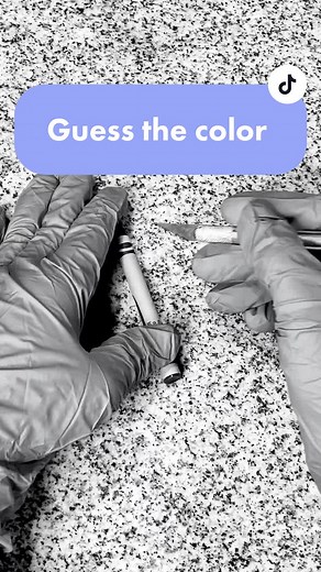 Guess the color #crayons #colors #guess
