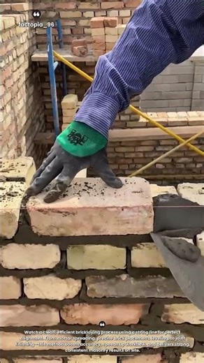 Bricklaying Perfection: Pro-Level Brick Placement With String Line Precision