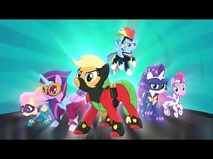 Las Power Ponies derrotan a Melen-iaca || Las Power Ponies 04x06