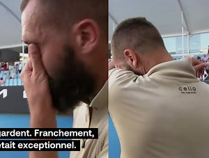 Emotional Paire cries during interview after beating Dimitrov at the Australian Open - Tennis Tonic - News, Predictions, H2H, Live Scores, stats