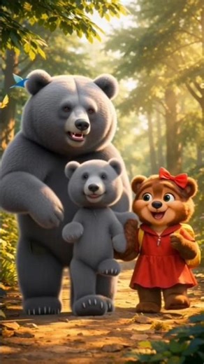 Cartoon video , bhalu or uski bahan