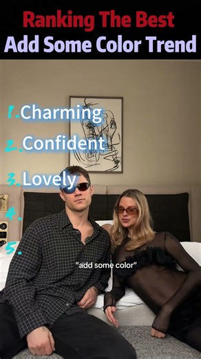 Ranking The Best Add Some Color Trend ✨#tiktoktrend #fypシ゚viral #ranking #usa #addsomecolor