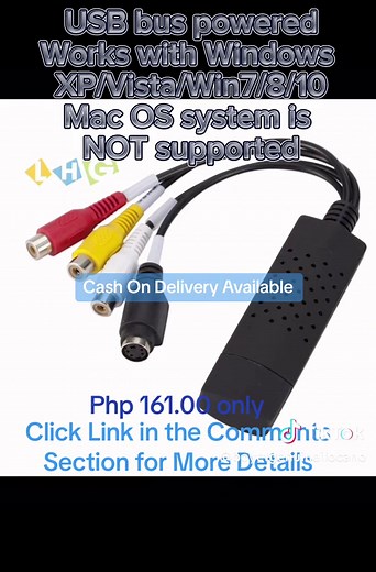 Easycap USB2.0 Video Capture Card for 1080p and 4k