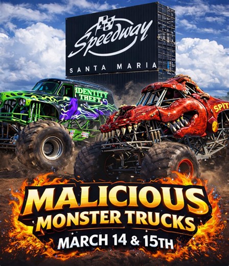 🎟️3 more chances to enter our giveaway! 🎟️ We've got 6 Monster Trucks stationed around the Central Coast and if you spot one you can be entered to win two tickets to a show of your choice! How to Enter: 1️⃣Take a picture of any one of our Monster Trucks! 2️⃣Post the picture to your stories and tag us! 3️⃣Follow us on Tik Tok and Instagram Trucks are located at: @toyotasanluisobispo - @toyotaofsantamaria - @splashndashcarwash on Donovan Road - @red_chair_barbershop - @skyriver_rvs Santa Maria -