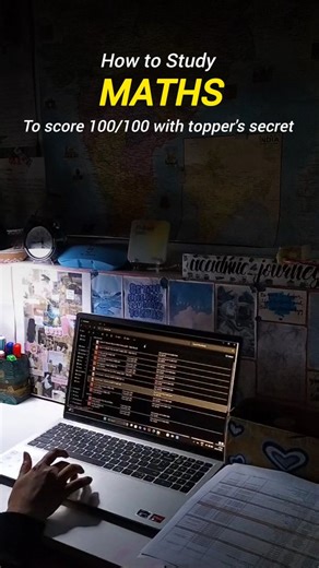 Swati | Your Study Bestie✨ on Instagram: "📌 Scoring 100/100 in Maths is NOT about talent. It’s about using the right strategy at the right stage. 1️⃣ The only order that works Formula meaning (when & why) Solved examples Easy questions Exam-level questions ⚠️ Starting with tough questions = panic. 2️⃣ Master the first & last 5 questions In most chapters: First questions = basics Last questions = application / HOTS 👉 More weightage. Less burnout. 3️⃣ Reverse paper technique ♻️ Start with previo
