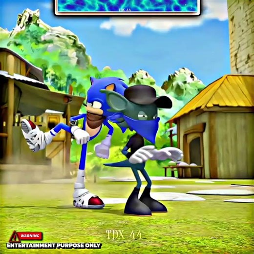 Sonic fights with 3 thieves 🤯😱 | Sonic Boom Edit | Sem Nada (Slowed) | #shorts #trend #trending