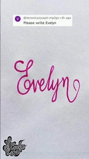 Stylish Name | Evelyn | Stylish Signature | Calligraphy Signature
