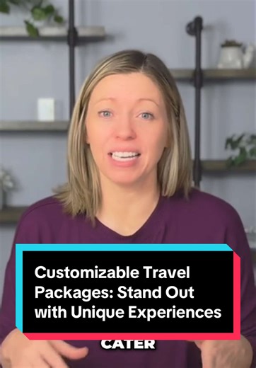 Customizable Travel Packages: Stand Out with Unique Experiences Discover how to create customized travel packages tailored to niche markets. By collaborating with local experts, we provide enriching experiences like culinary classes and exclusive tours that make travel unforgettable and set our services apart from the competition. #TravelPackages #CustomTravel #NicheTravel #CulinaryTravel #LocalExperts #TravelTips #UniqueExperiences #MemorableJourneys #LuxuryTravel #TravelInspiration