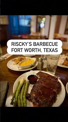 RISCKY’S Barbecue & Steakhouse Ft Worth, Texas #culinarytravel #foodcontentcreator #fortworth