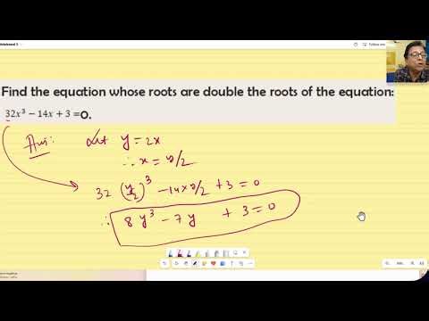 Theory of Equations Ep. 7 Transformation of Equations Made Easy ISI, CMI, Olympiad Prep