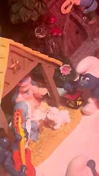Smurfs enjoy Christmas