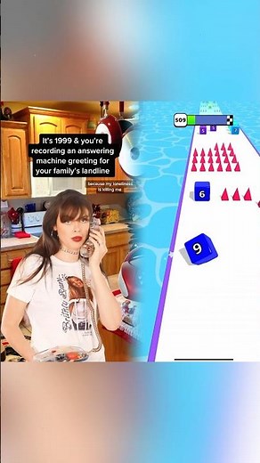 We tried to be creative with voice greetings for our answering machines in the #90s #90skids #fyp