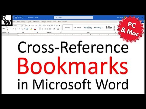 How to Cross-Reference Bookmarks in Microsoft Word (PC & Mac)