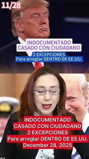 INDOCUMENTADO CASADO CON CIUDADANO 2 EXCEPCIONES Para arreglar DENTRO DE EE.UU.#indocumentado #greencard #US #EEUU #esposociudadano