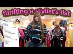 i thrifted what a STYLIST told me to 🛒 thrift with me at 5 thrift stores (TRY ON HAUL)