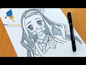 How to draw NEZUKO 2020 - (Anime Drawing Tutorial for Beginners) | Step By Step