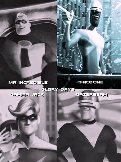 Mr. Incredible vs Frozone vs Gamma Jack vs Gazerbeam | audio credit by ‪@guy_verse‬