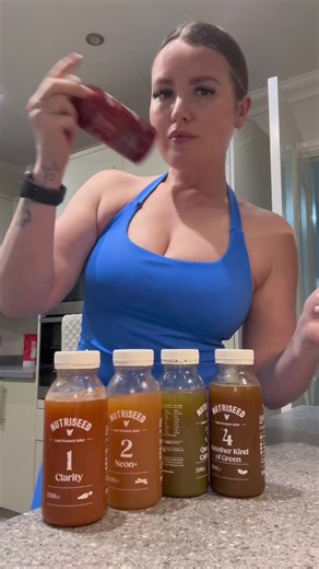 How I realistically do a juice cleanse when I feel bloated and sluggish from @nutriseed good for gut health as it’s all natural clean ingredients #juicecleanse #guthealth #debloat