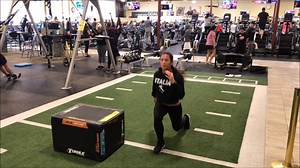 Jump lunges baby! #legsformiles #jumplunges #hiit #seriousburn | Athlean-XX for Women