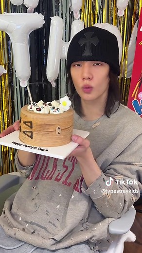 Hyunjin's Birthday Celebration 🤍 #StrayKids