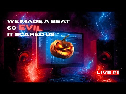 We Accidentally Made a Beat So Dark It Scared Us (Live)🔥