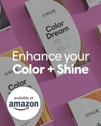 Dreaming of a color refresh? The dpHUE Color Dream Kit makes it easy to achieve vibrant, temporary color at home. Shop now on Amazon! | DpHUE