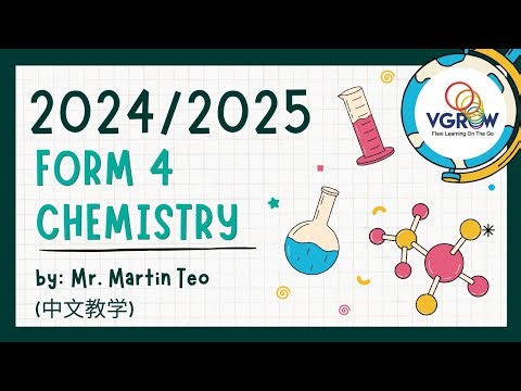 Form 4 Chemistry (中文解说) Chapter 2 - Atomic Structure [Lesson 1 dated 1/3/2024]