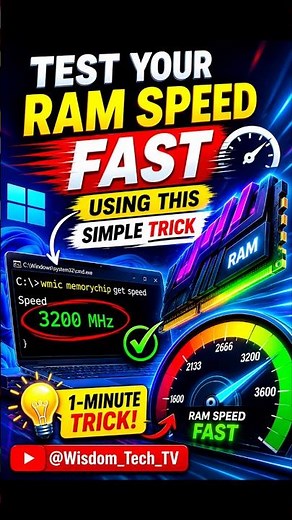Test Your PC RAM Speed FAST Using This Simple Trick