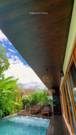 Start your day with a tranquil escape at our Bali-inspired resort. 🌴 Tag the person you'd love to share this view with! #fyp #recafarmandresort