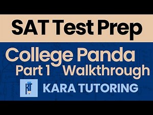 College Panda SAT Math Walkthrough Part 1