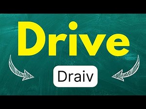 Cómo pronunciar: 'Drive' 'Conducir' 'Manejar' en inglés Americano con ejemplos